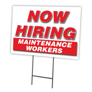 Now Hiring Maintenance Workers