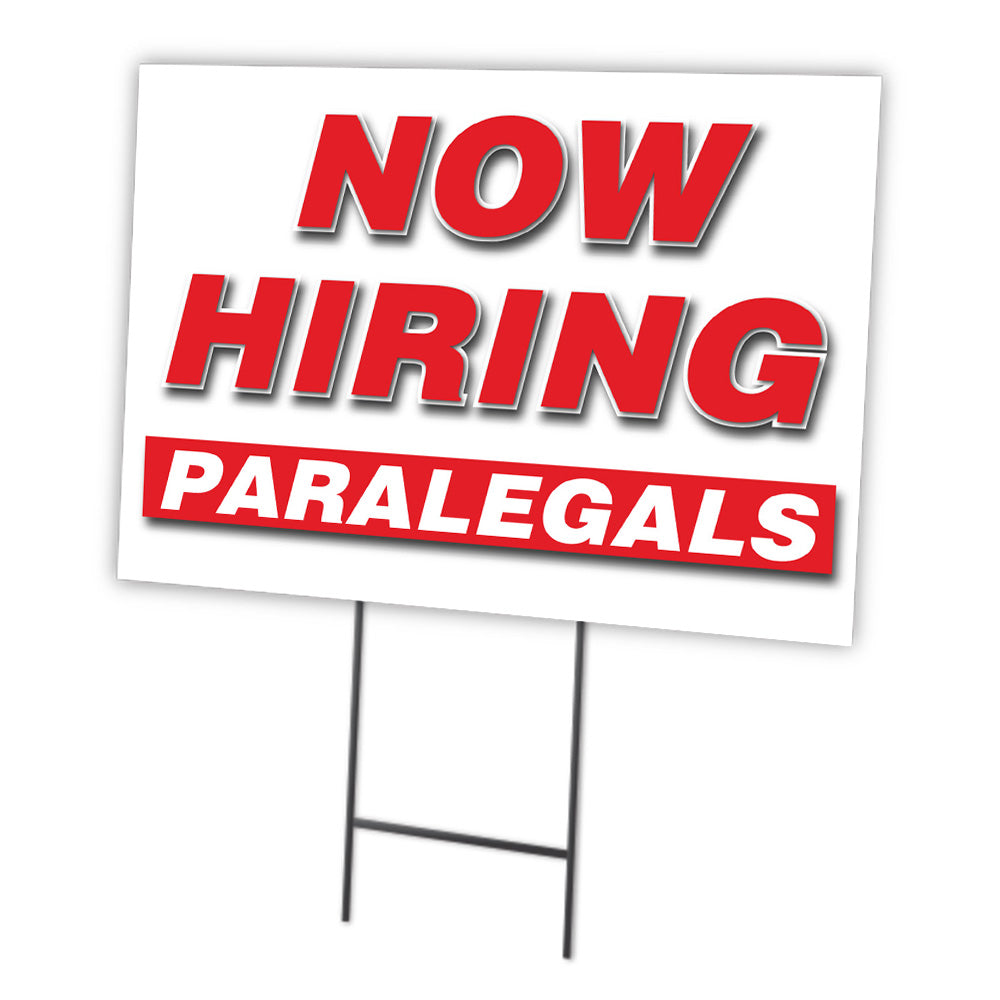 Now Hiring Paralegals