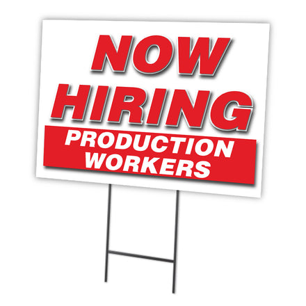 Now Hiring Production Workers