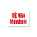 Bajo Nueva Administracion