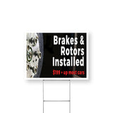 Brakes and Rotors Installed