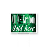 CBD and Kratom Sold Here