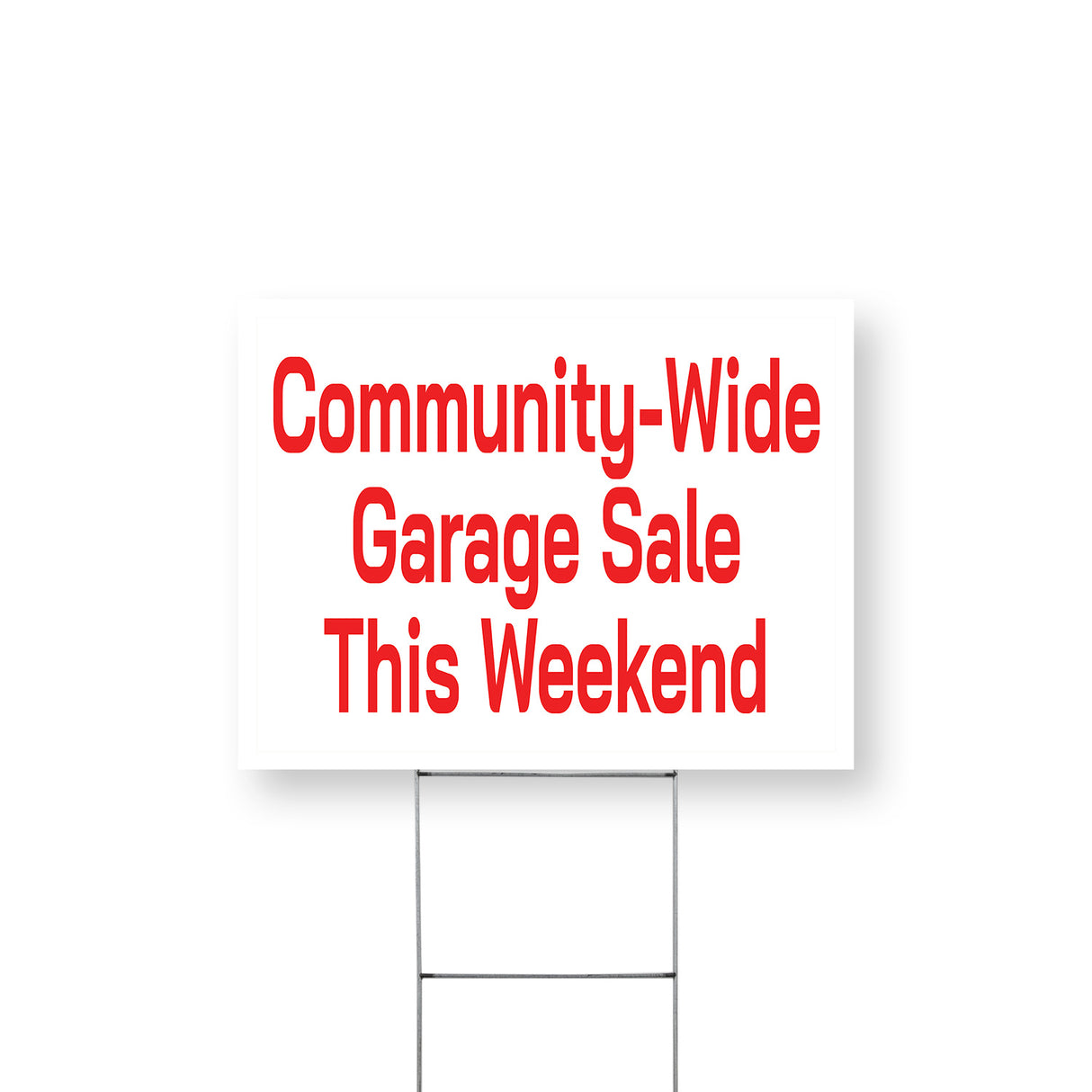 Community Wide Garage Sale This Weekend