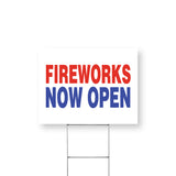 Fireworks Now Open