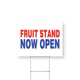Fruit Stand Now Open