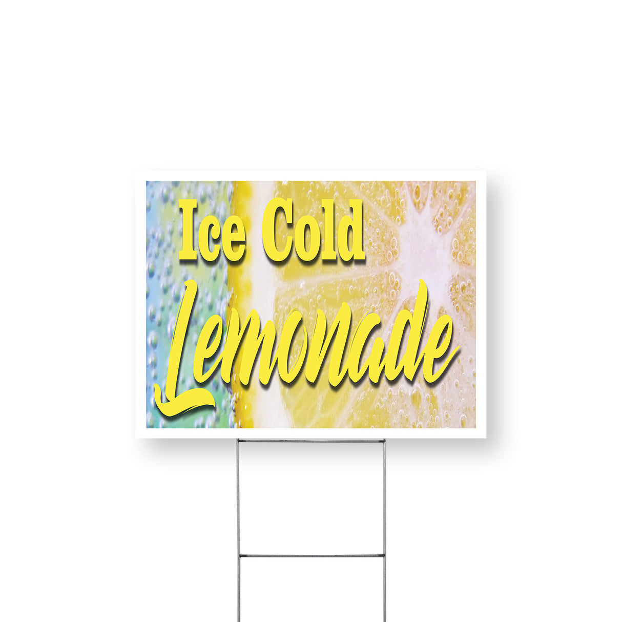 Iced Cold Lemonade