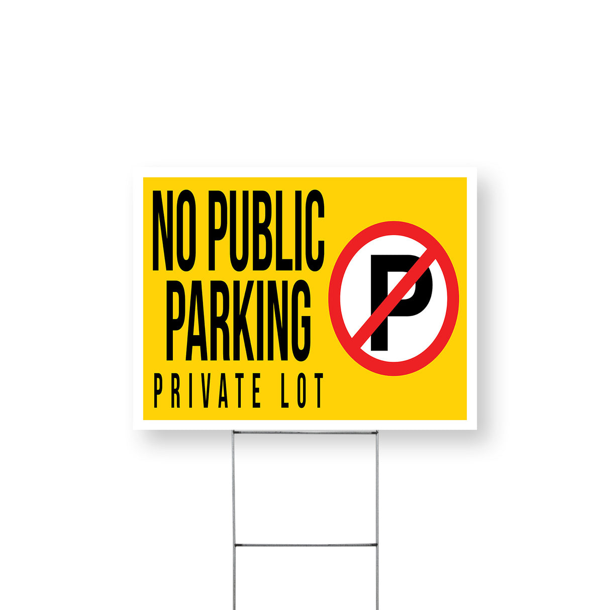 No Public Parking Private Lot