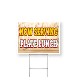Now Serving Plate Lunch