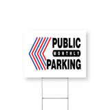 Public Monthly Parking Left