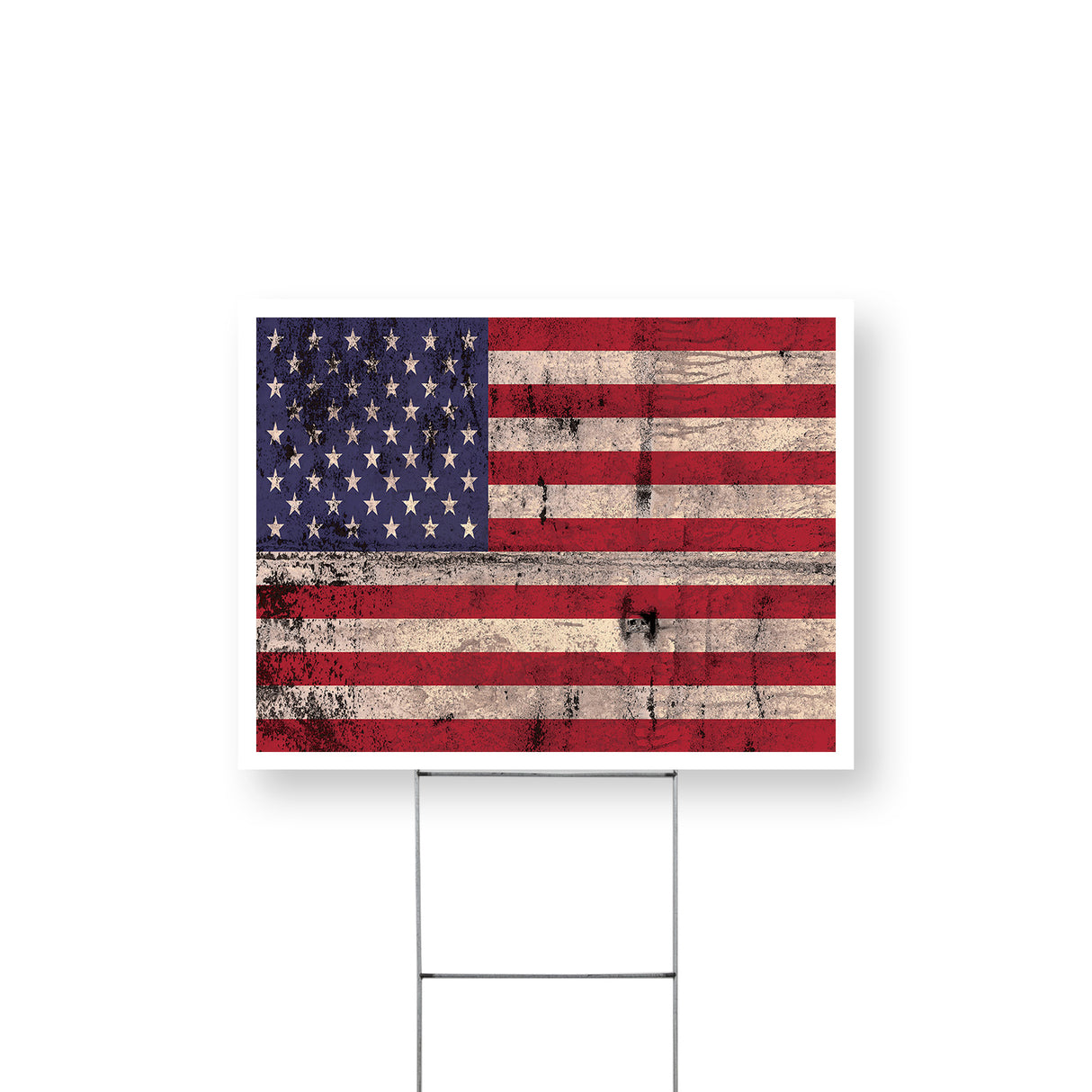 Rusty American Flag