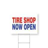 Tire Shop Now Open