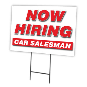 Now Hiring Car Salesman