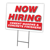 Now Hiring Cement Masons & Concrete Finisher