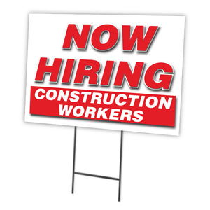 Now Hiring Construction Workers