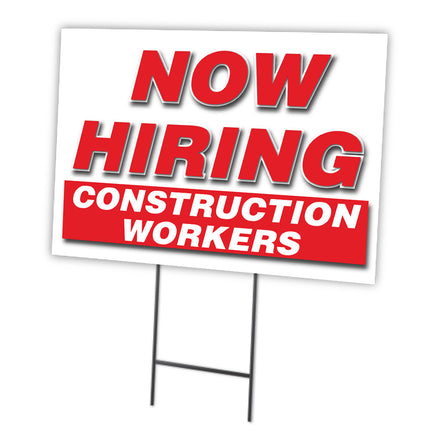Now Hiring Construction Workers