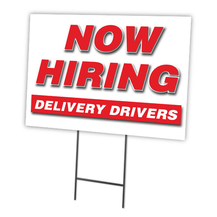 Now Hiring Delivery Drivers