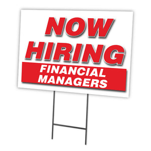 Now Hiring Financial Managers