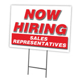 Now Hiring Sales Representatives