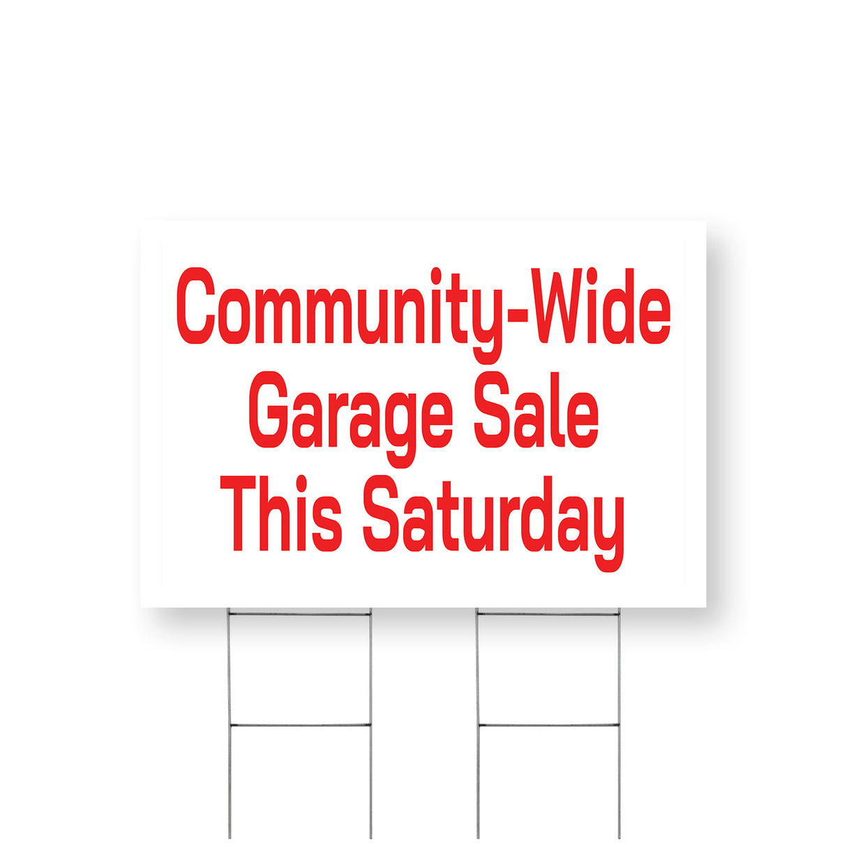 Community Wide Garage Sale This Saturday