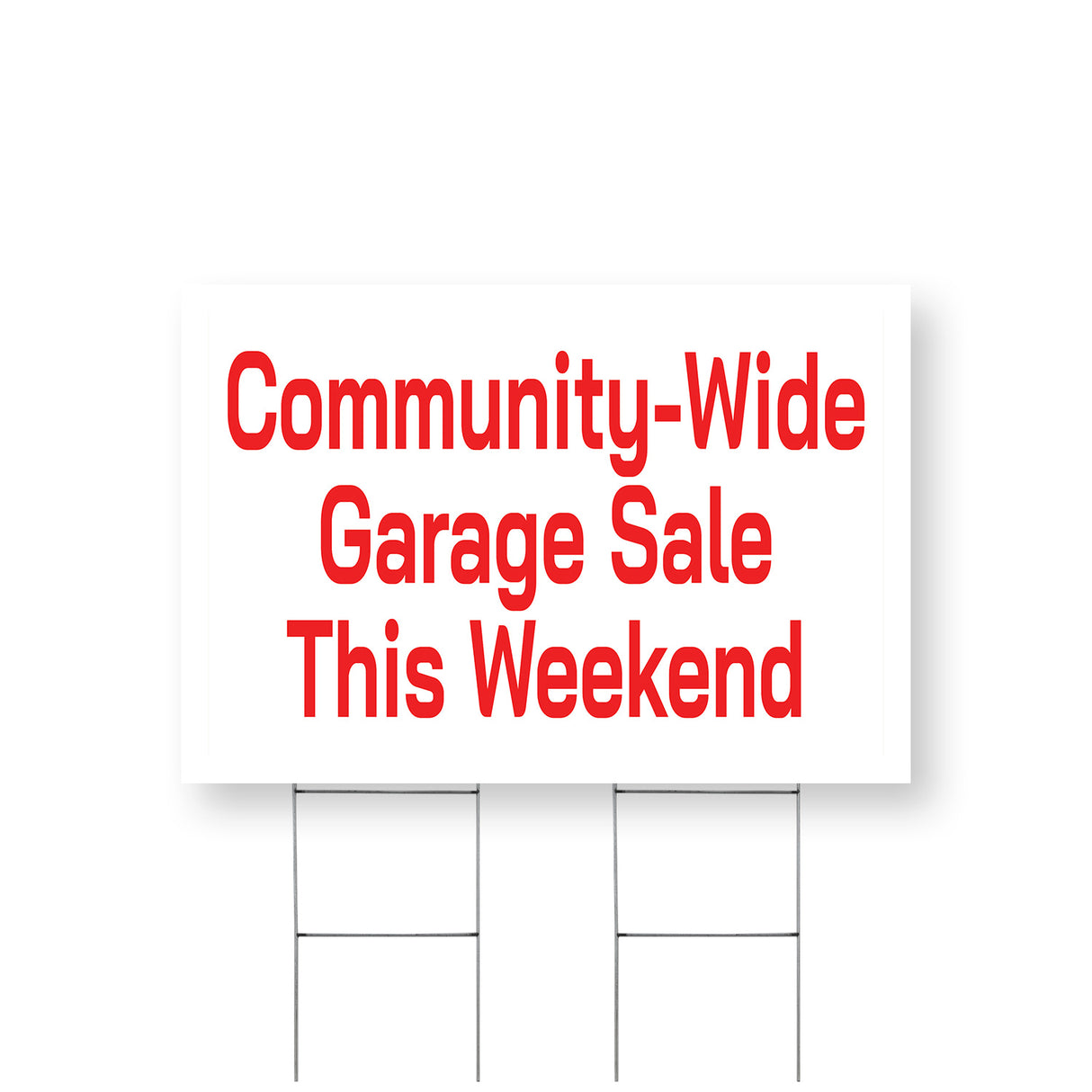 Community Wide Garage Sale This Weekend