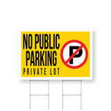 No Public Parking Private Lot