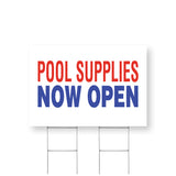 Pool Supplies Now Open