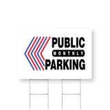 Public Monthly Parking Left