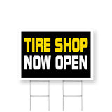 Tire Shop Now Open