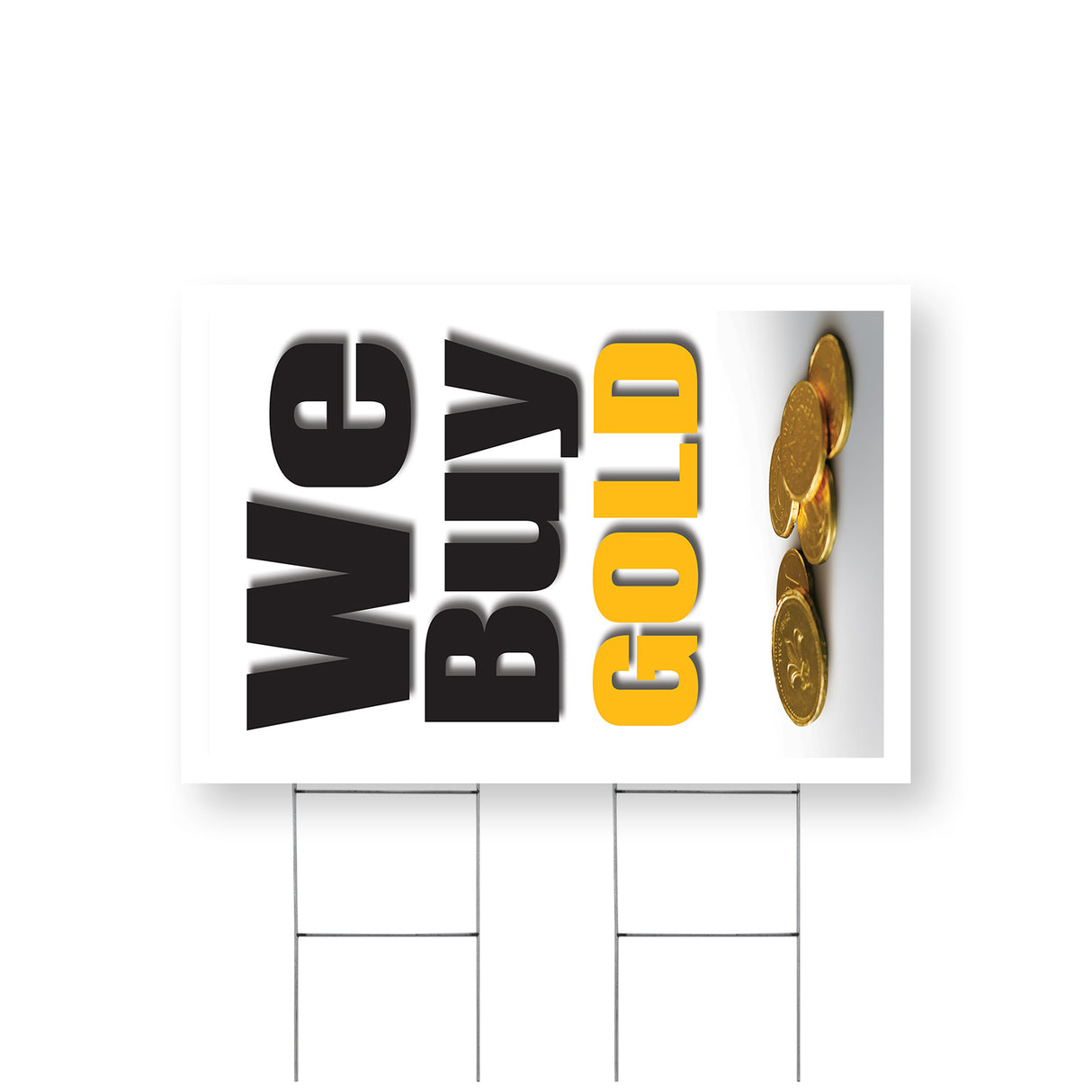 We Buy Gold Vertical