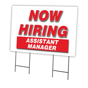 Now Hiring Assistant Manager