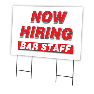 Now Hiring Bar Staff