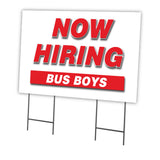 Now Hiring Bus Boys