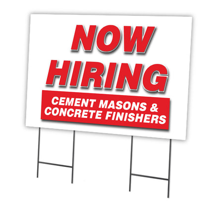 Now Hiring Cement Masons & Concrete Finisher