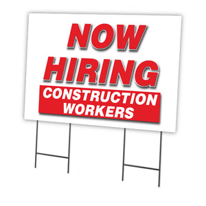 Now Hiring Construction Workers