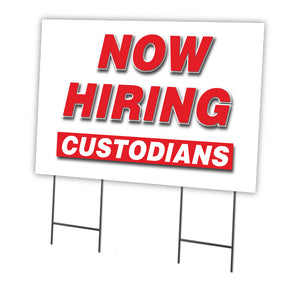 Now Hiring Custodians