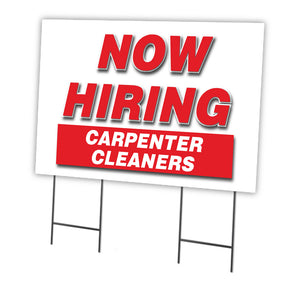 Now Hiring Carpenter Cleaners