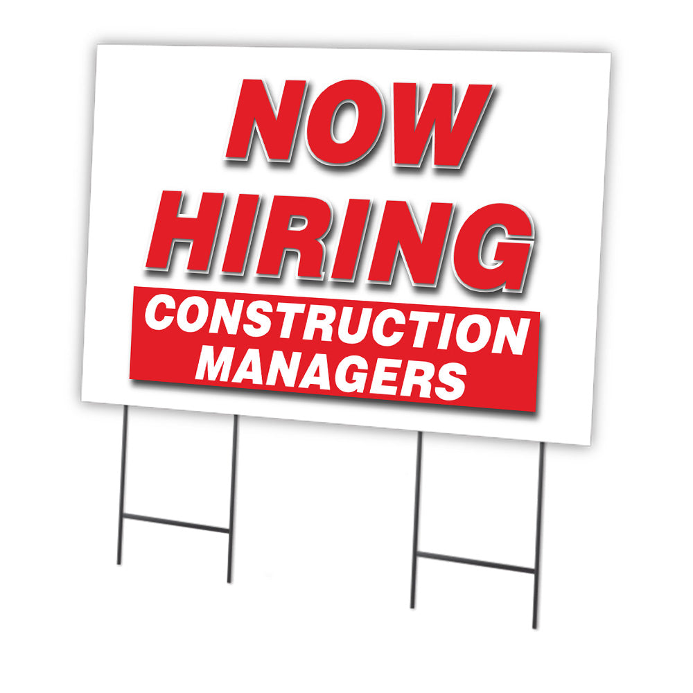 Now Hiring Construction Managers