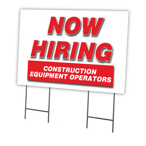 Now Hiring Construction Equipment Operators