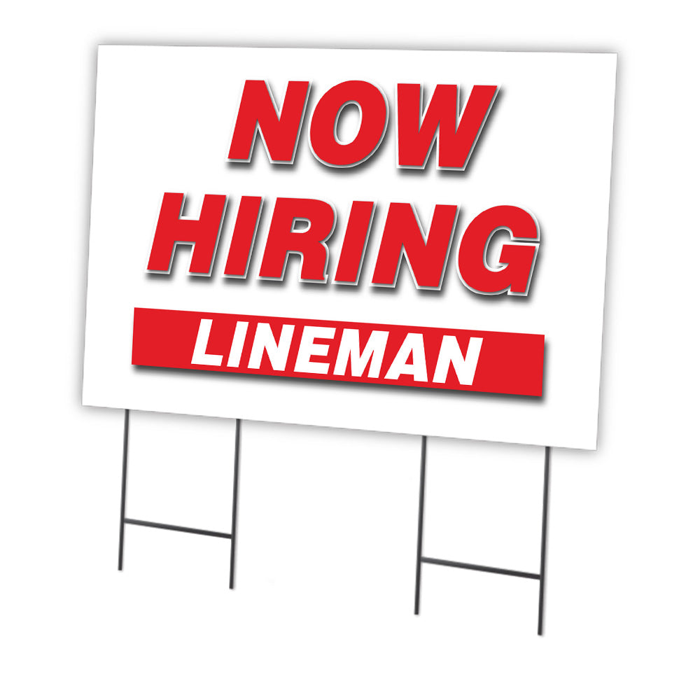 Now Hiring Lineman