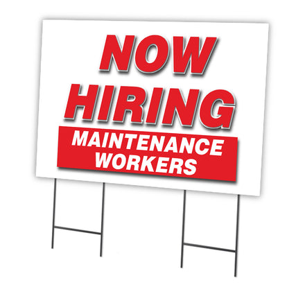 Now Hiring Maintenance Workers