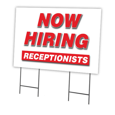 Now Hiring Receptionists