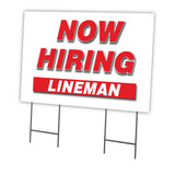 Now Hiring Lineman