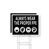 Always Wear the Proper PPE