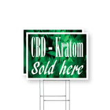 CBD and Kratom Sold Here