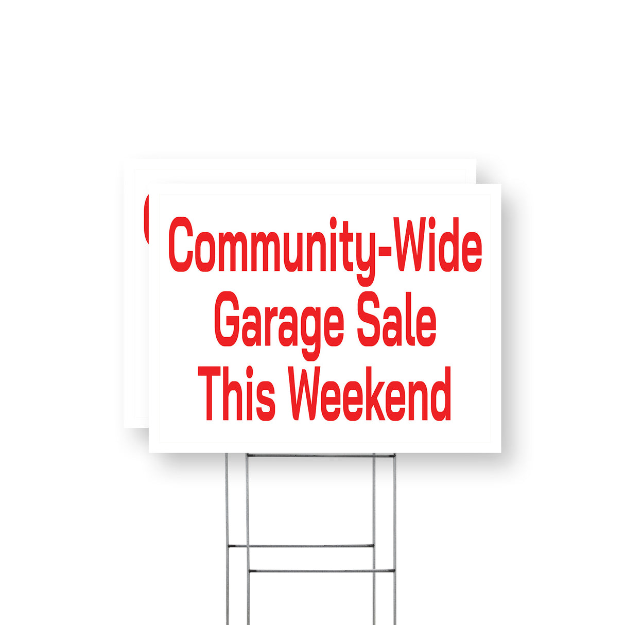 Community Wide Garage Sale This Weekend