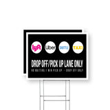 Drop Off Pick Up Lane Only
