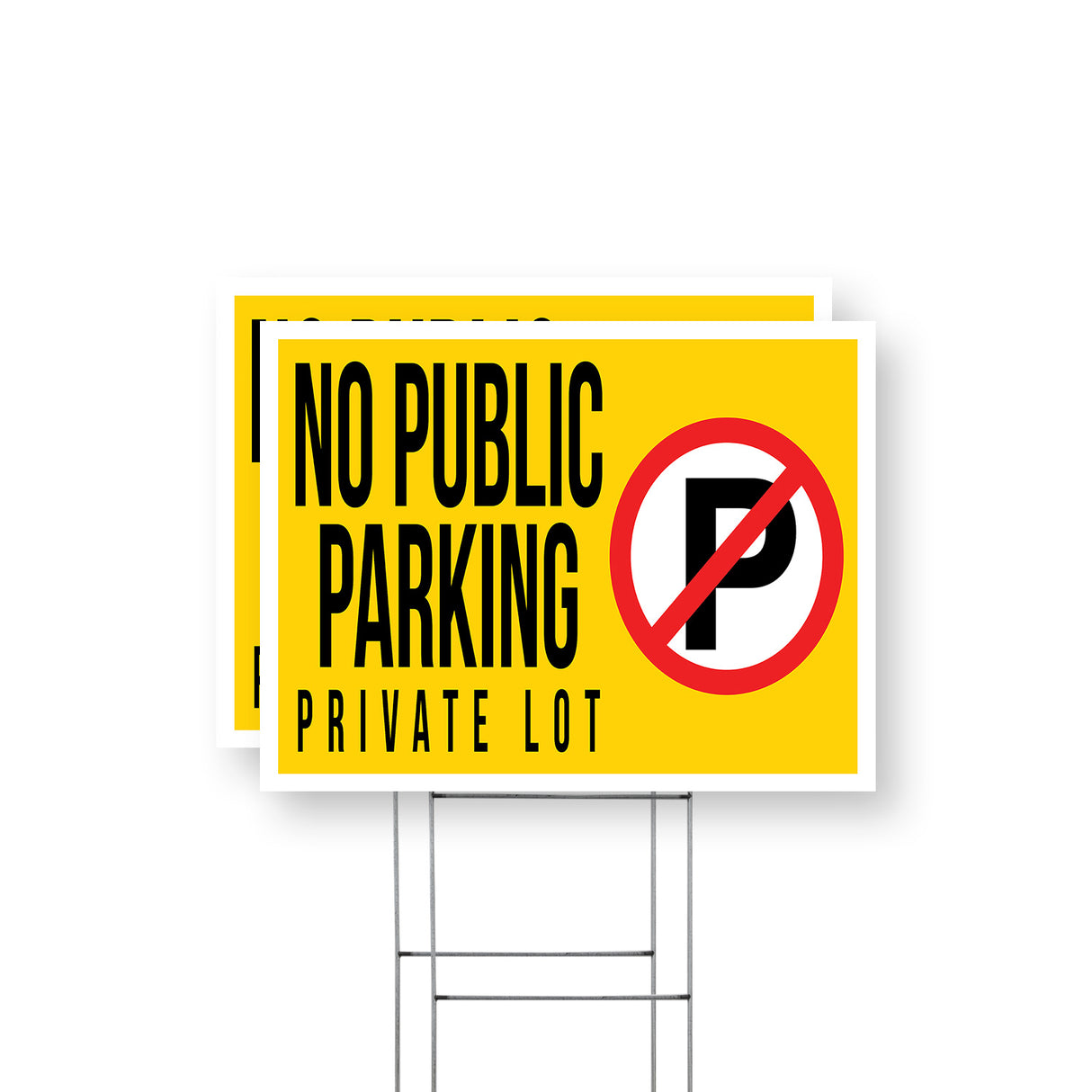 No Public Parking Private Lot