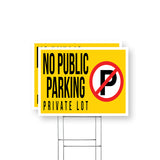 No Public Parking Private Lot
