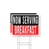 Now Serving Breakfast