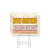 Now Serving Plate Lunch